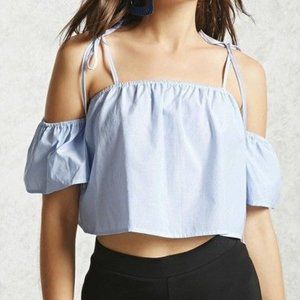 Forever 21 Off The Shoulder Crop Top